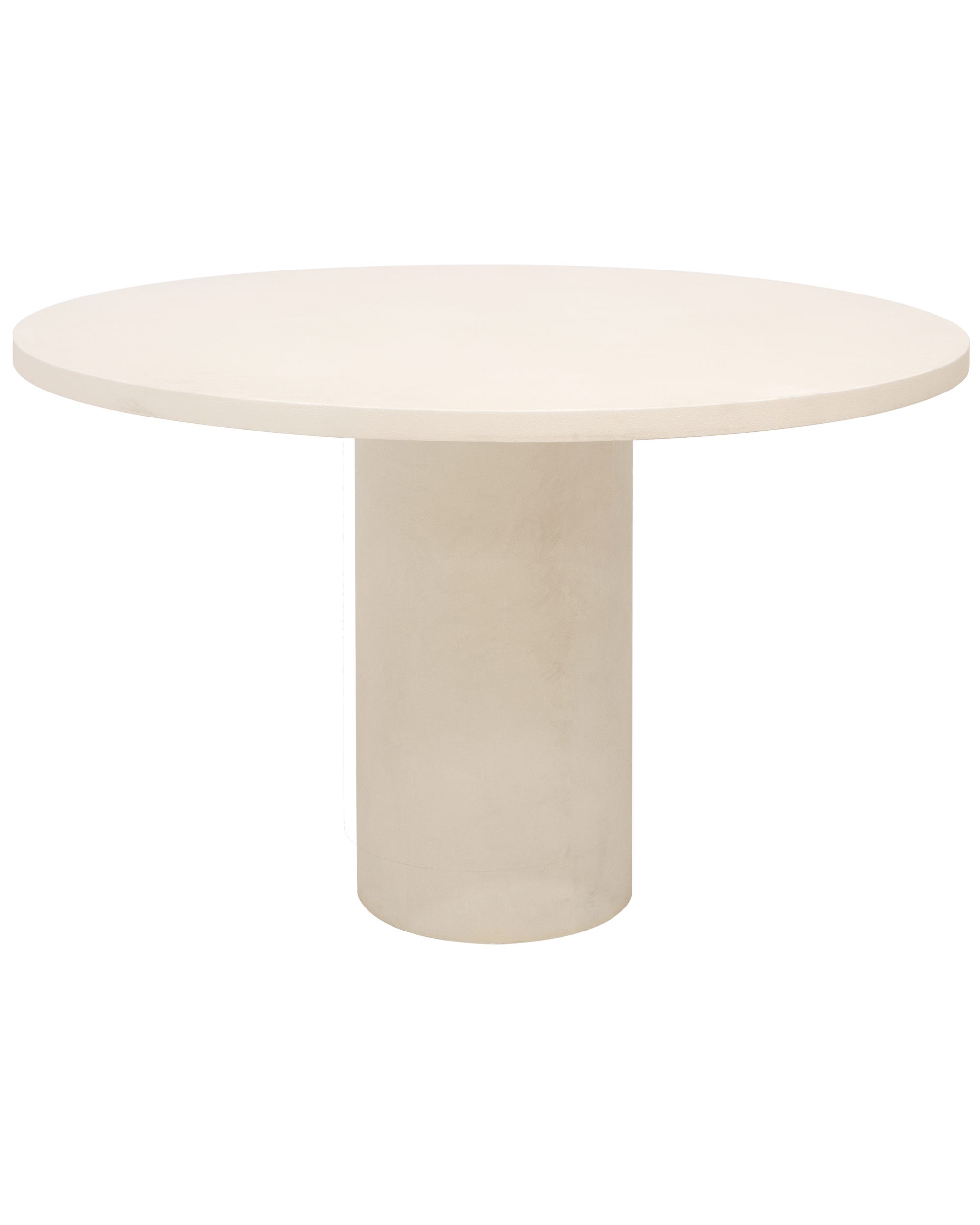 Table de salle à manger ronde en bois massif de sapin avec plateau en ...