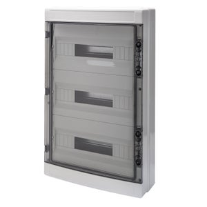 Coffret électrique étanche HOROZ IP65 - Dimensions 210x280x130 Mm - Plaque De Montage Galvanisée - Neuf