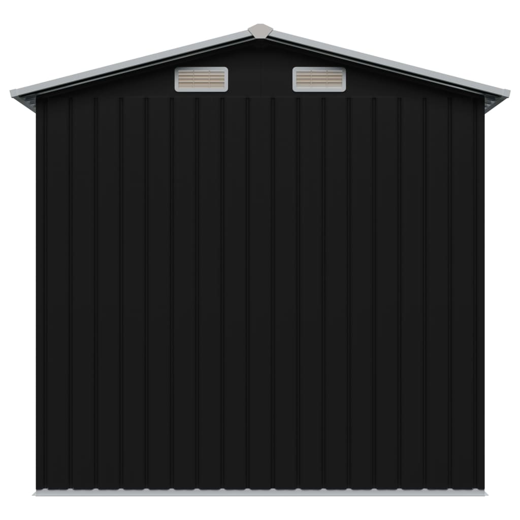 Maison Exclusive - Capanno Attrezzi da Giardino Antracite Acciaio 204x132x186 cm - 5