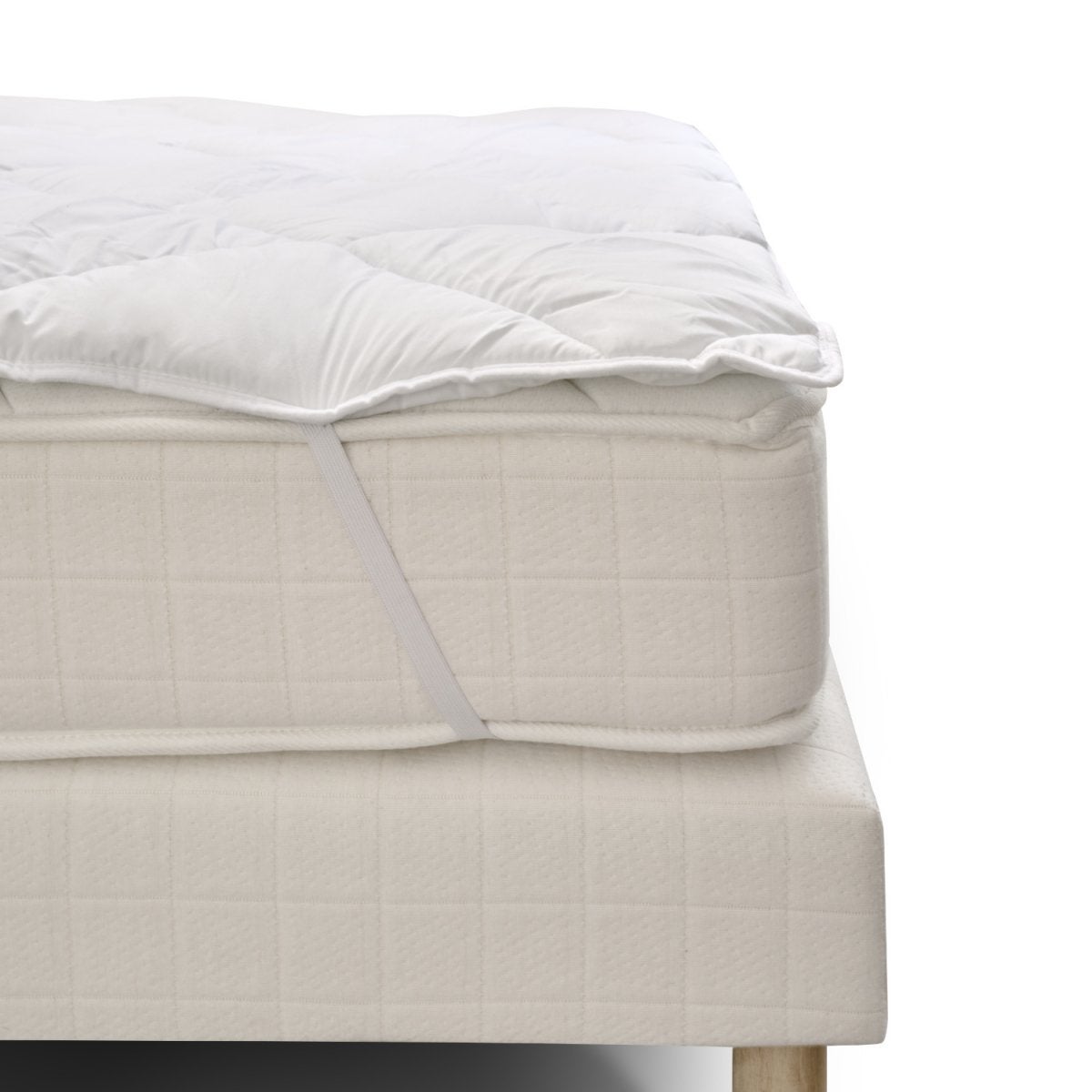 Surmatelas 140x190 cm Moelleux et Respirant - Lavable à 95°C - Enveloppe anti-transpiration - 5
