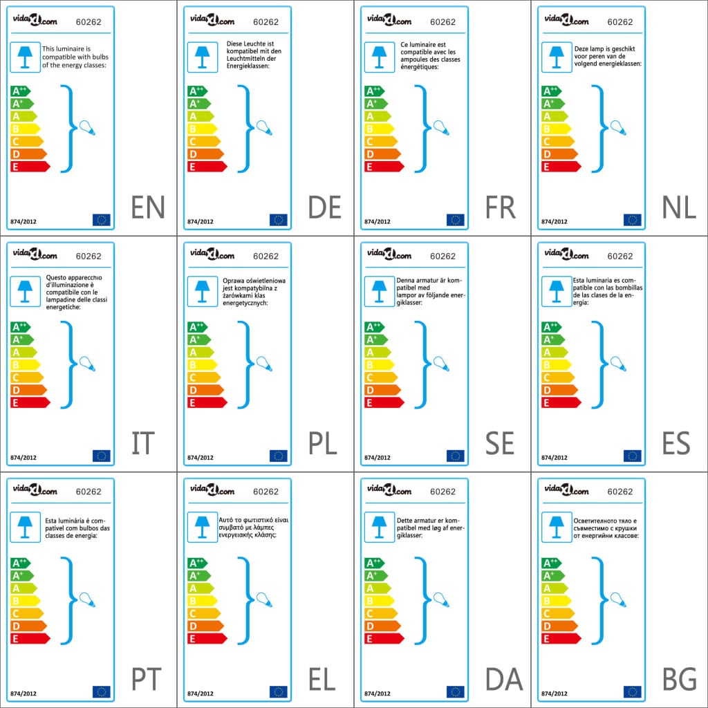 Lampada a Piantana con Supporto in Acciaio 170 cm Beige vidaXL - 5