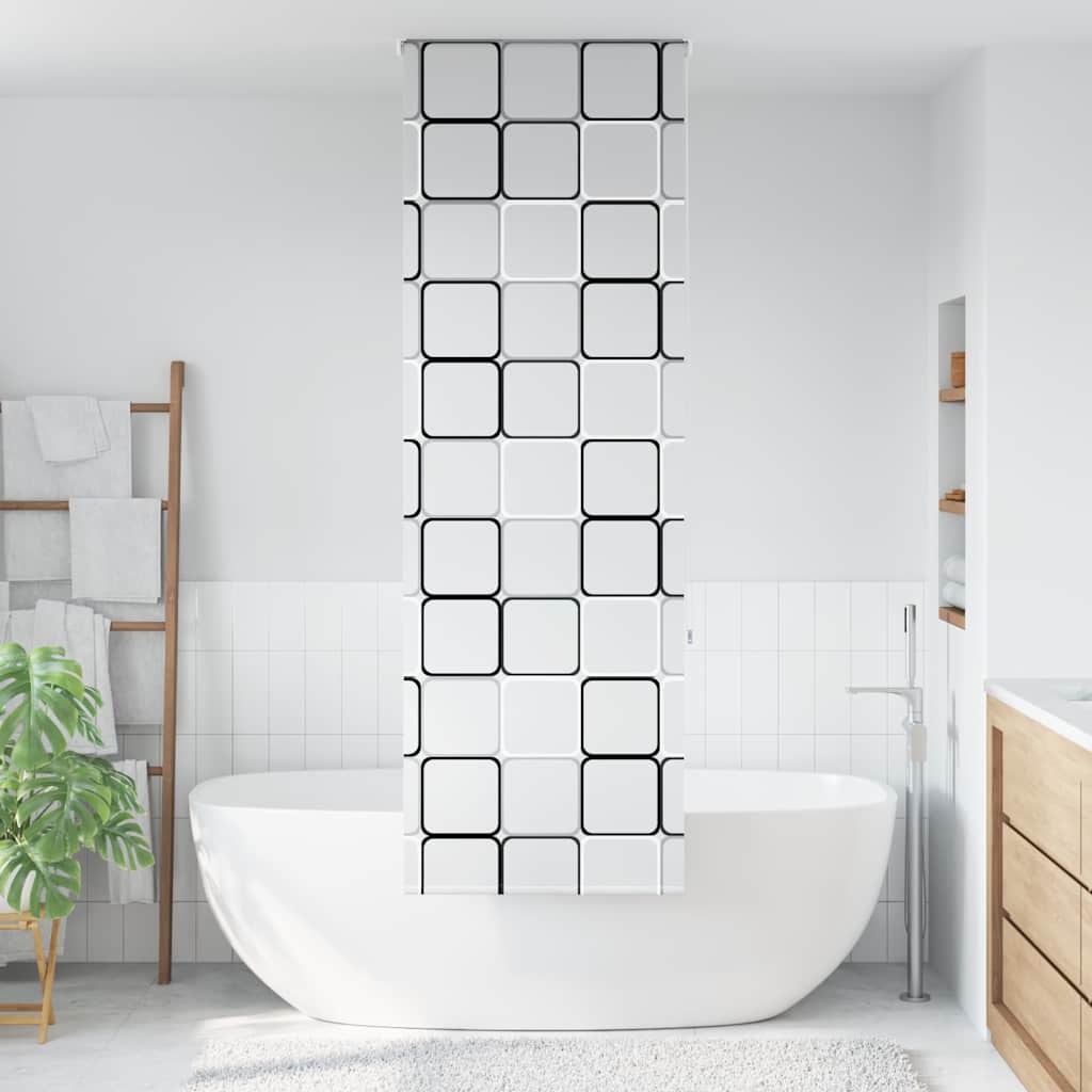 Roleta prysznicowa 60x240 cm Szerokość tkaniny 56 cm vidaXL