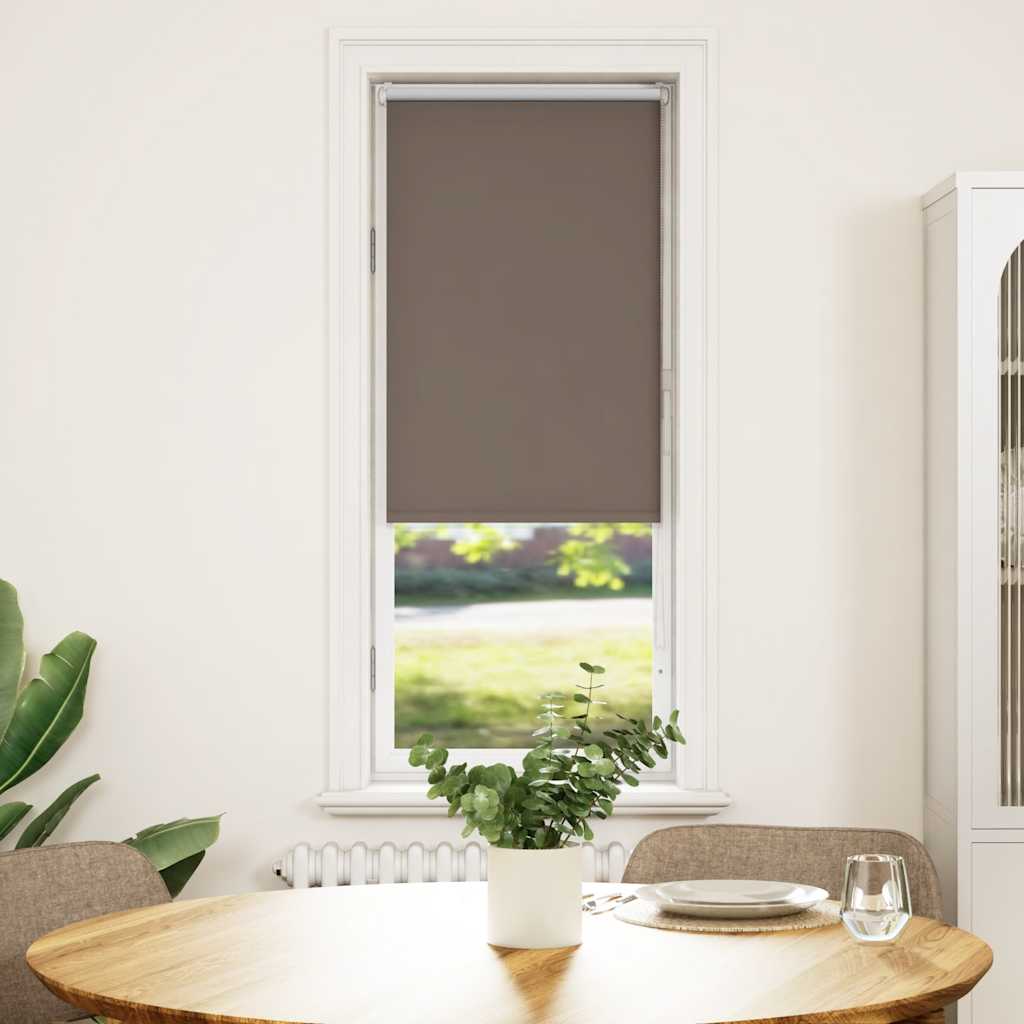 Roleta zaciemniająca Coffee 60x130 cm Szerokość tkaniny vidaXL