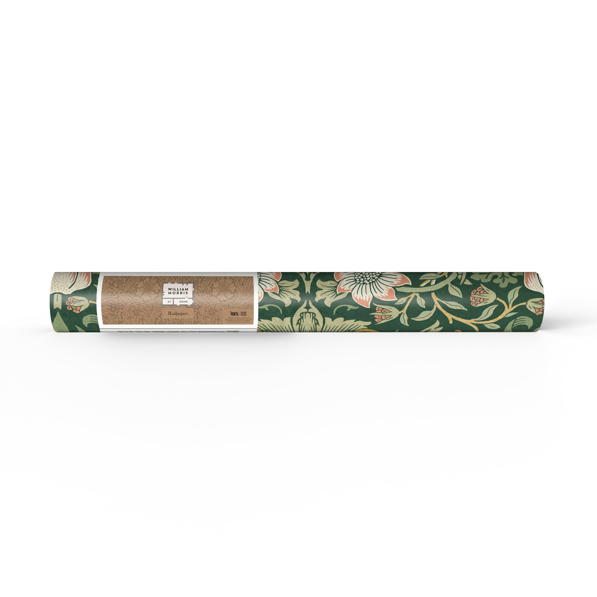 William Morris at Home Tapeta flizelinowa Złodziej truskawek Bogata zieleń 10 m x 52 cm - 5