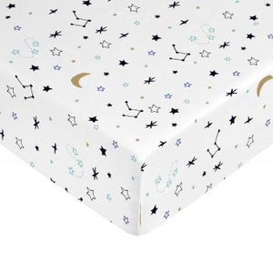 Lot De 2 Draps-housses Cododo 70x140 Cm En Mousseline De Coton - Doux, Respirants - Fabriqué En Espagne