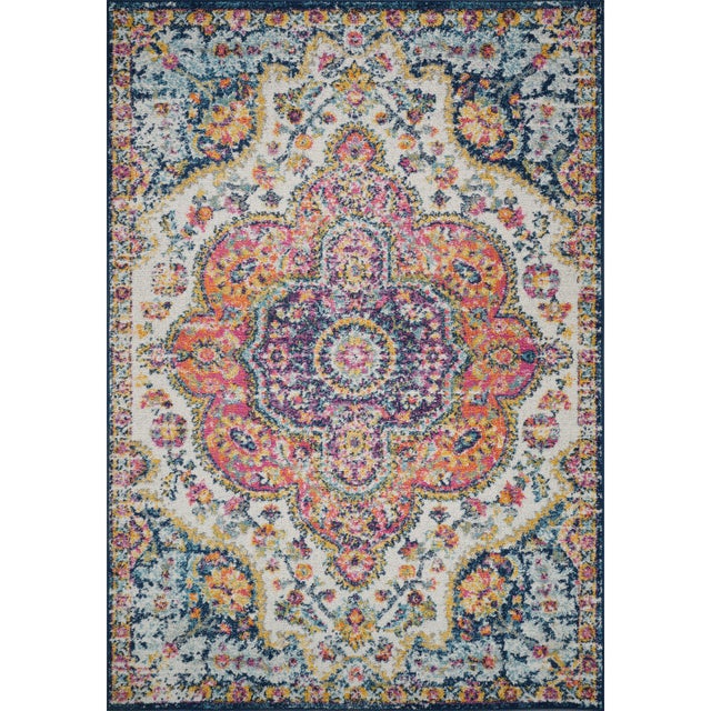 LIVABLISS Tapis Vintage Oriental Multicolore/Rose 200x275