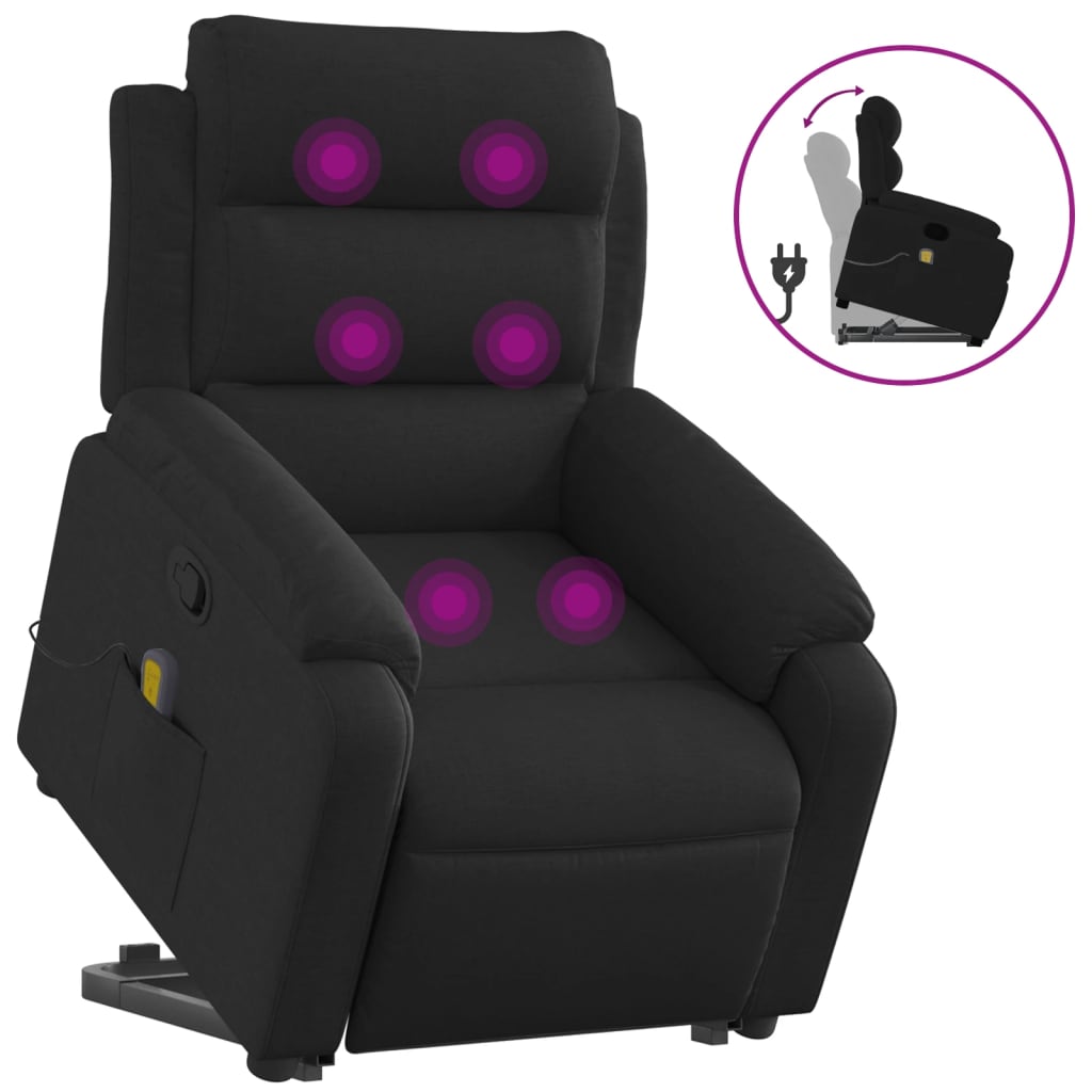 Fauteuil De Massagefauteuil De Salonchaise De Massage Inclinable Noir