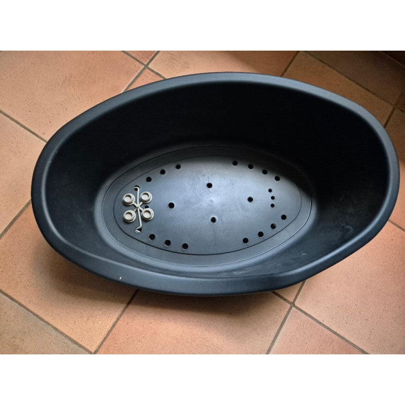 Cama de plástico para cães de grande porte 80x60x25 cm | Ideal para animais de raça grande - 2