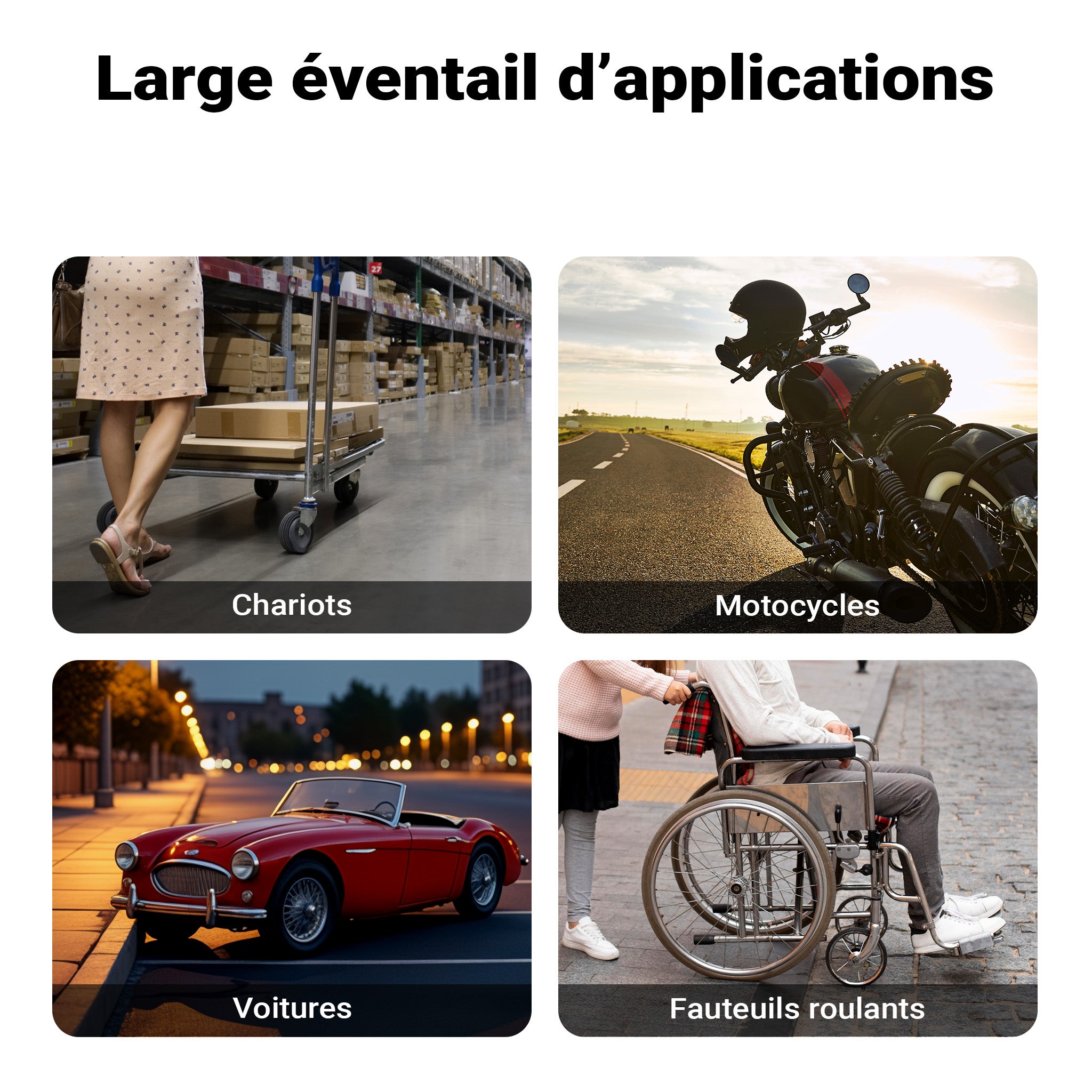 Rampe d’accès modulaire – 500 x 315 x 107 mm – Capacité max. 50 t – en Caoutchouc – Handicapés, Fauteuil roulant & Déambulateur – Surface… Wiltec - 8