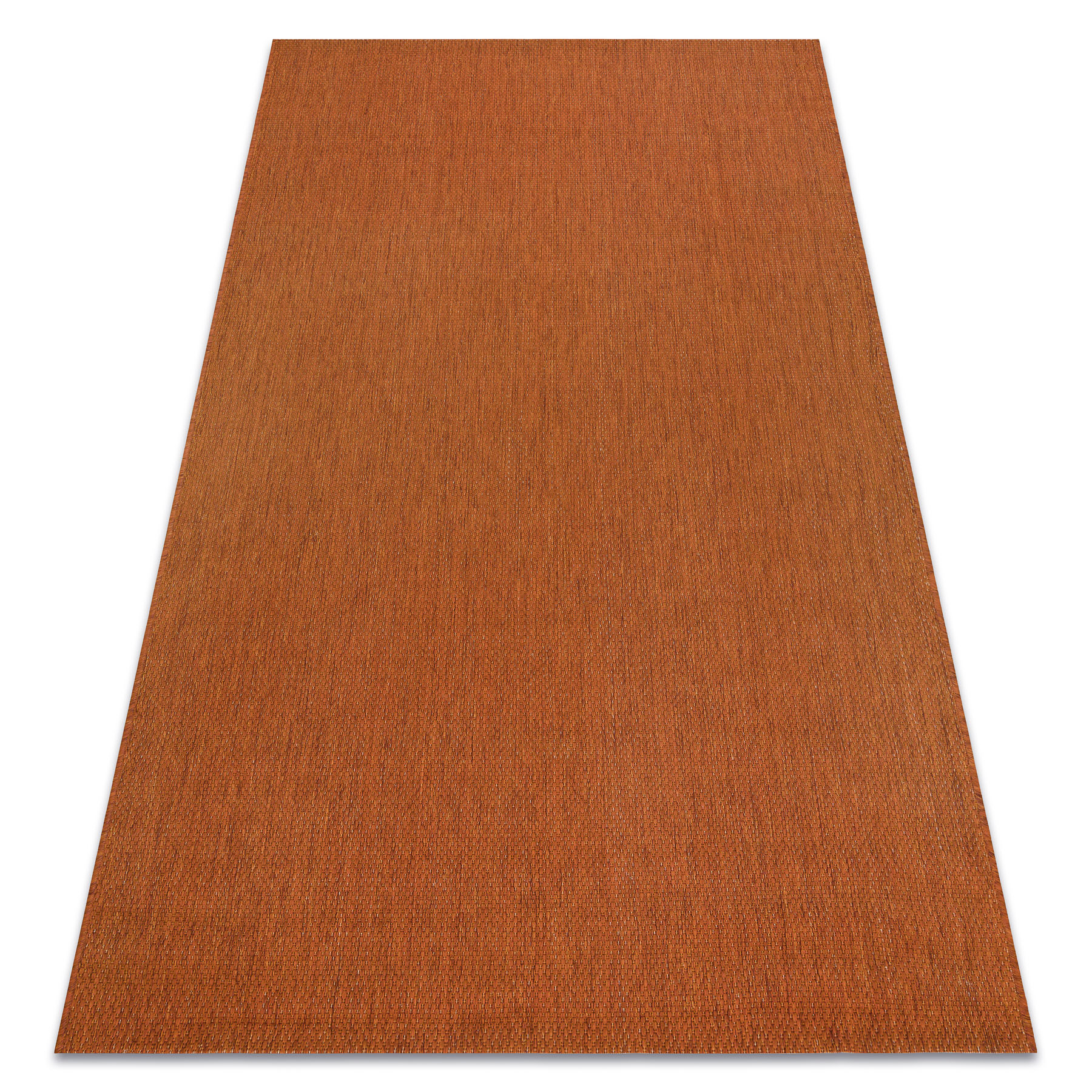 Dywan SZNURKOWY SIZAL FLAT 48663/120 terakota GŁADKI 200x290 cm