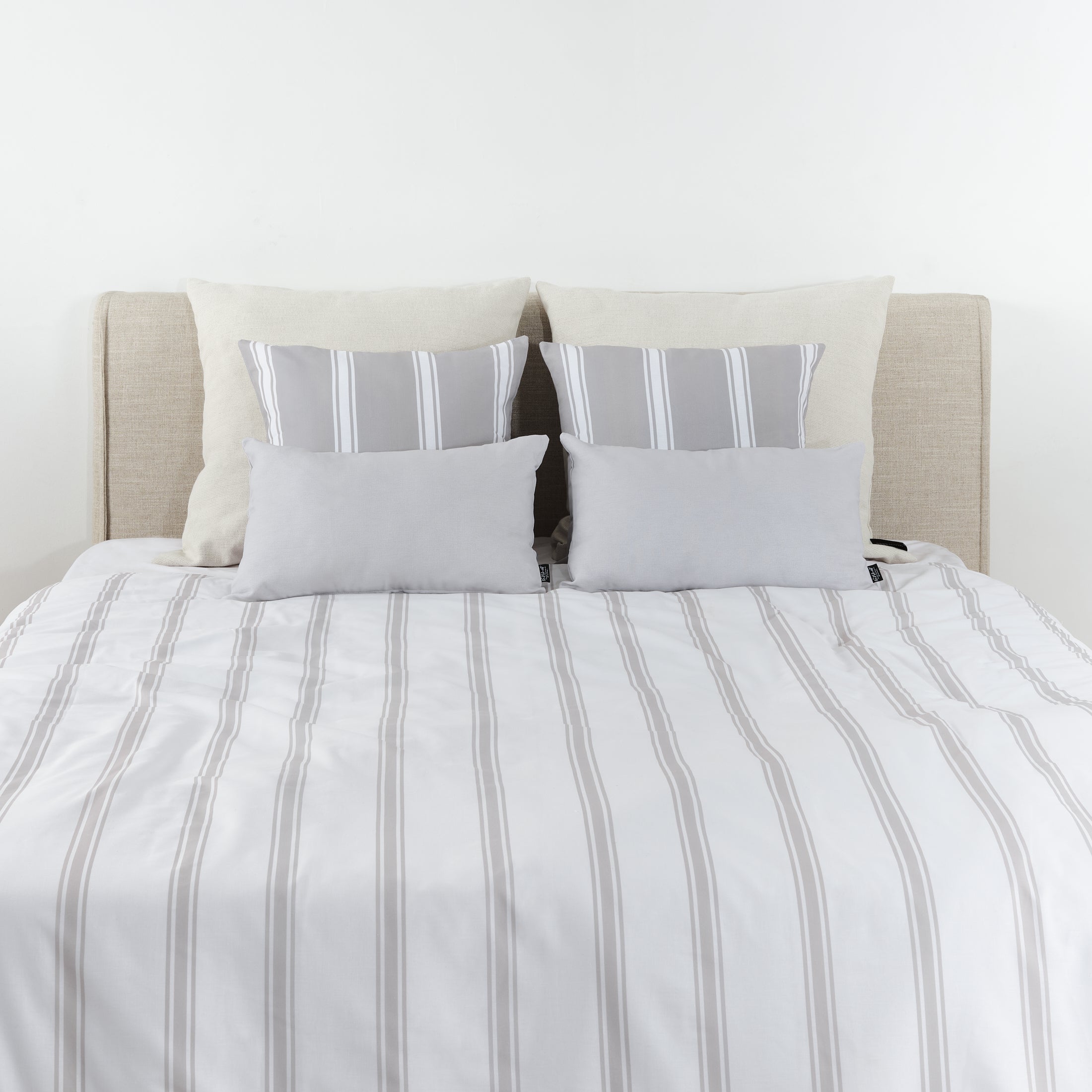 Capa de edredão em algodão com botões Calgary - 200x200 cm - 2