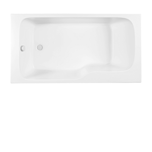 Baignoire bain douche JACOB DELAFON Malice, version gauche Blanc brillant 170 x 90