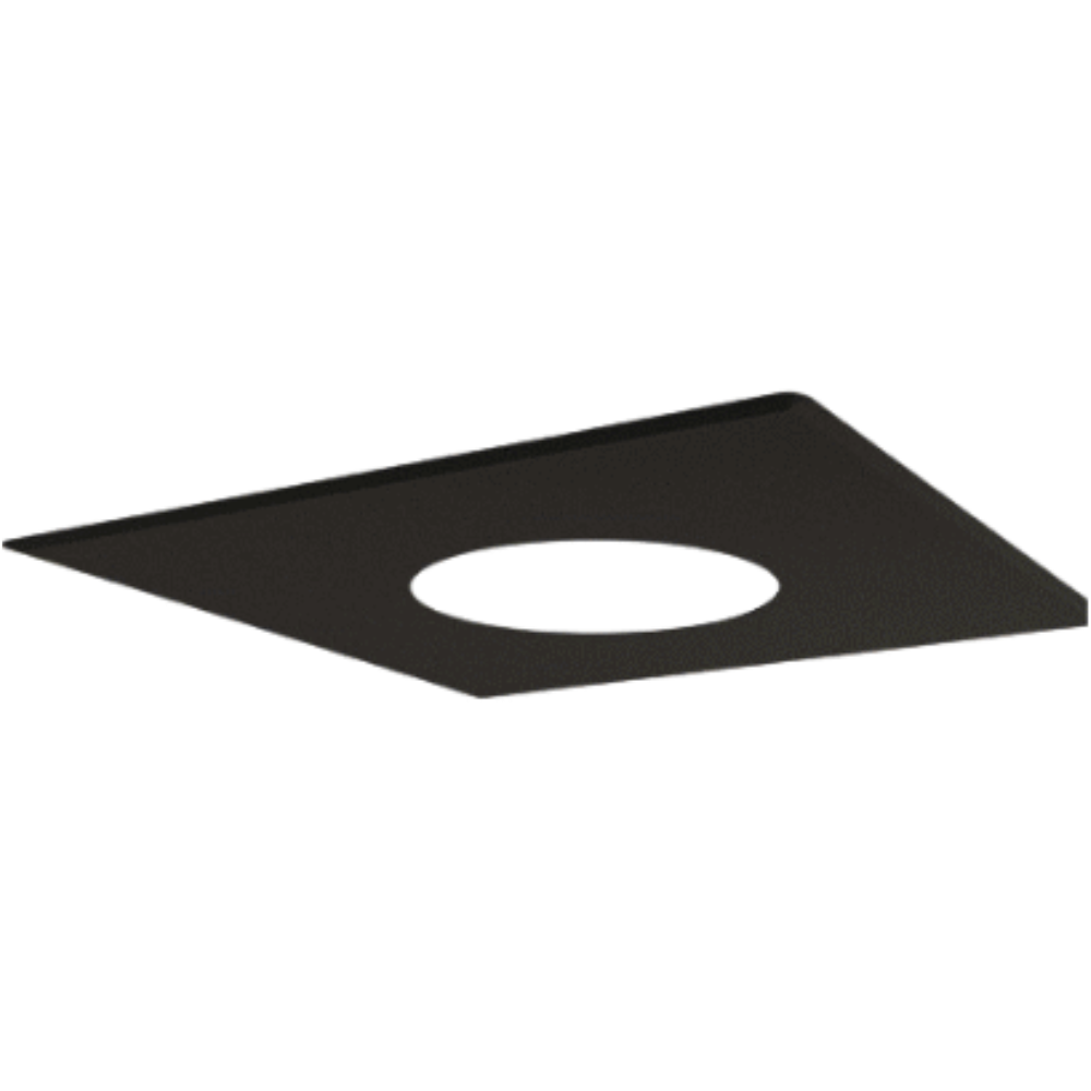Kit raccordement sortie arrière conduit émaillé avec plaque finition pour poêles à granulés - Poujoulat - Ø80 mm - 8