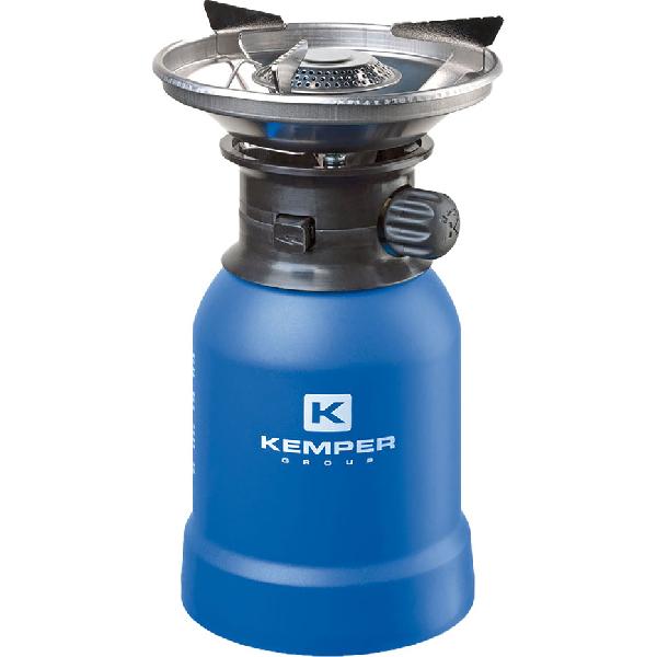 Kemper Hornillo De Gas 1 Fuego 2,2 Kw Compacto Cartucho Perforable 190 G Encendido Piezo Antiviento , Leroy Merlin