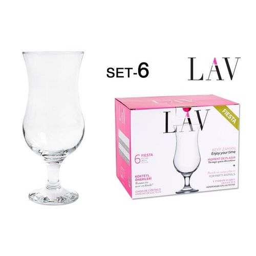 Lav Set De 6 Copas Cocktail 460Cc Colección Fiesta | , Leroy Merlin