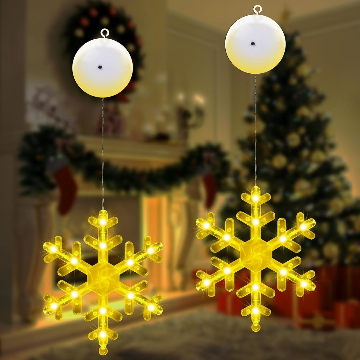 Lot De 2 Guirlandes Décoratives En Cristal à Facettes - 6 Pieds (environ 1,8m) Avec Gouttes - Marque Valerie Parr Hill