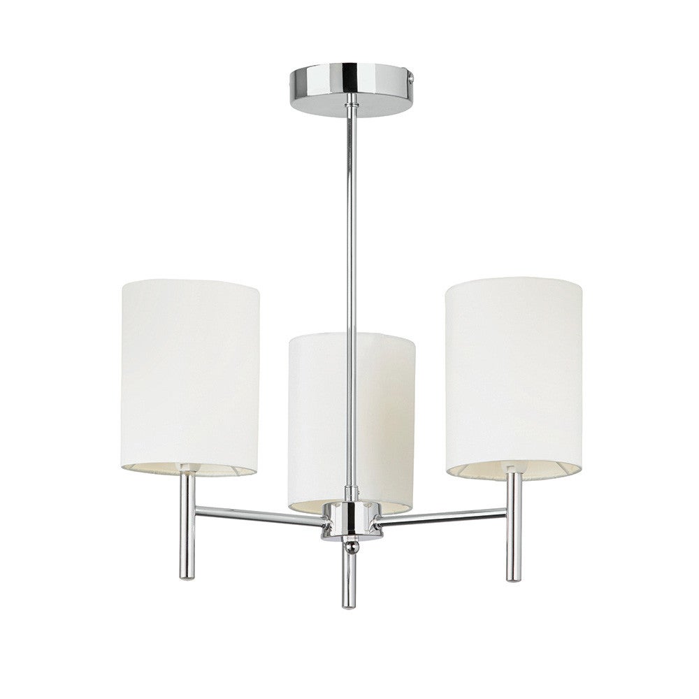 Lampa wisząca BRIO chromowana 3xE14x15W metal wym:46,5x50x50cm IP20 Endon