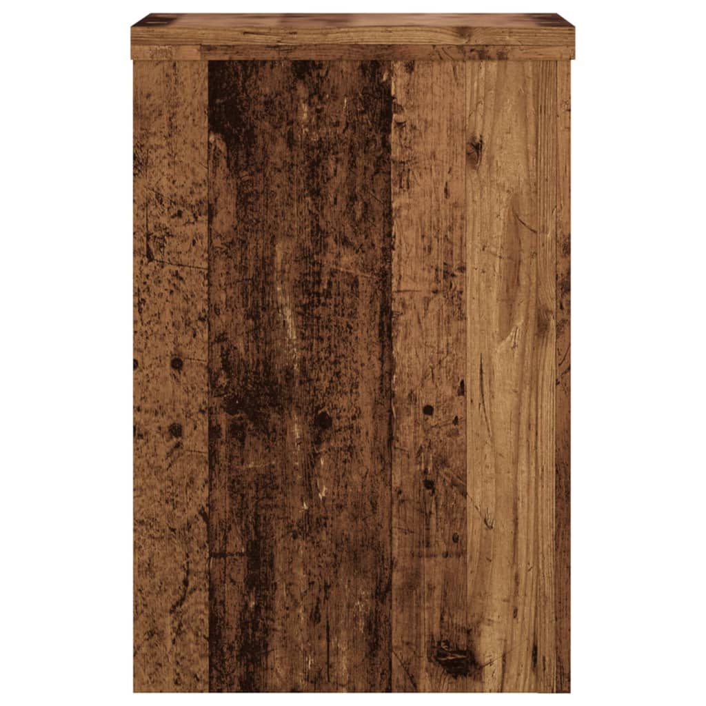 Support de plantes, 2 pièces, bois ancien, 20 x 20 x 30 cm - 4