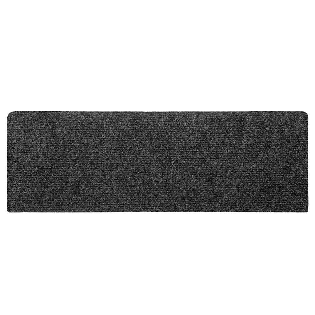 Tapis d'escalier autocollants 30 pcs | Paillasson d'escalier | Tapis de marche gris 65x21x4 cm CFW647097 - 4