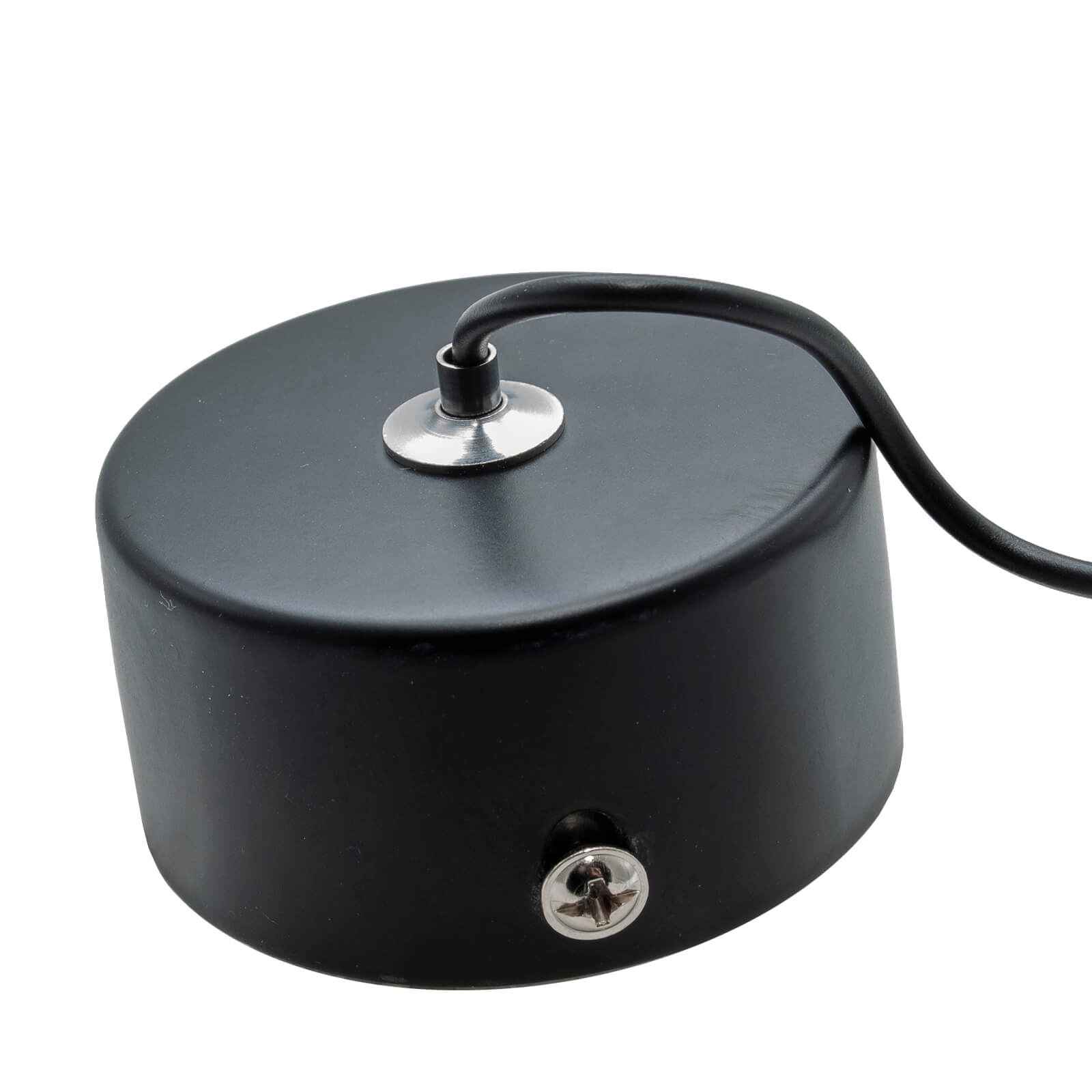 Lampe pendante cylindrique moderne et élégante LED 3W lumière chaude pendentif de cuisine 50cm table à manger bar 230V NOIR 4000K - 4