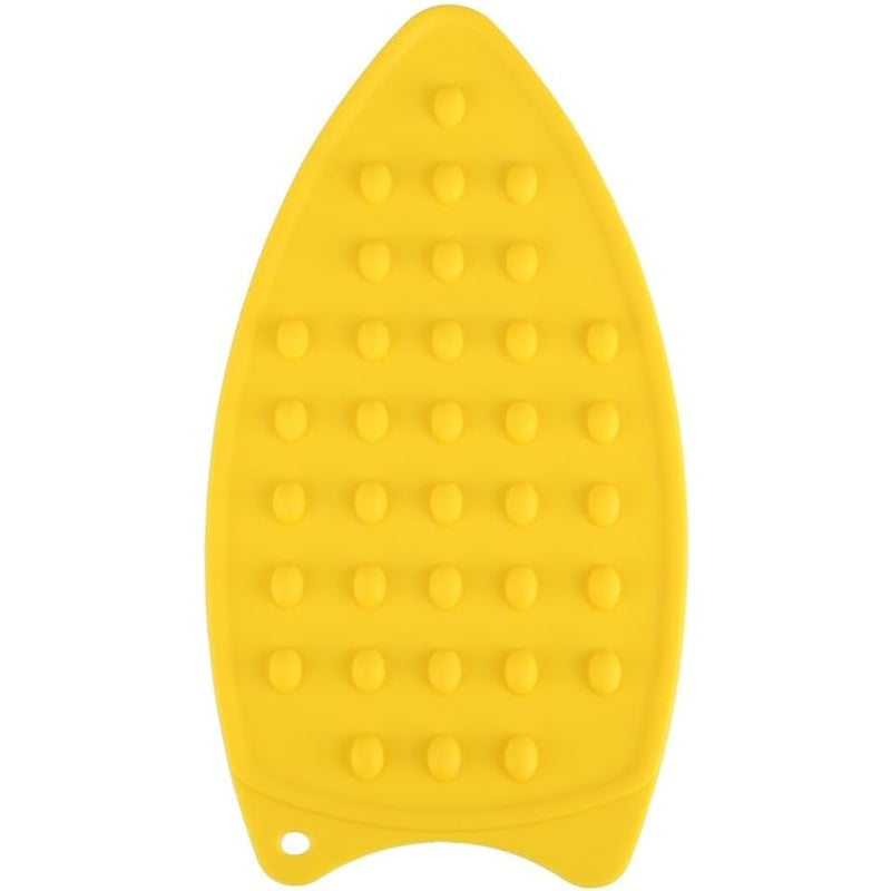 Podkładka silikonowa pod żelazko i podkładka antypoślizgowa, odporna na ciepło, 27 x 14 cm (żółta)