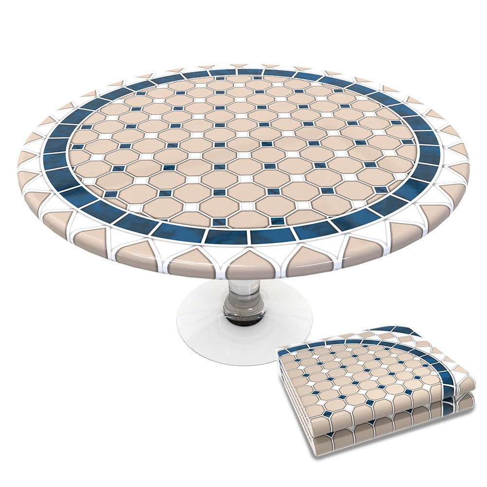 Nappe Ronde Extérieur 120cm Chickwin - Imperméable Et Bord élastique