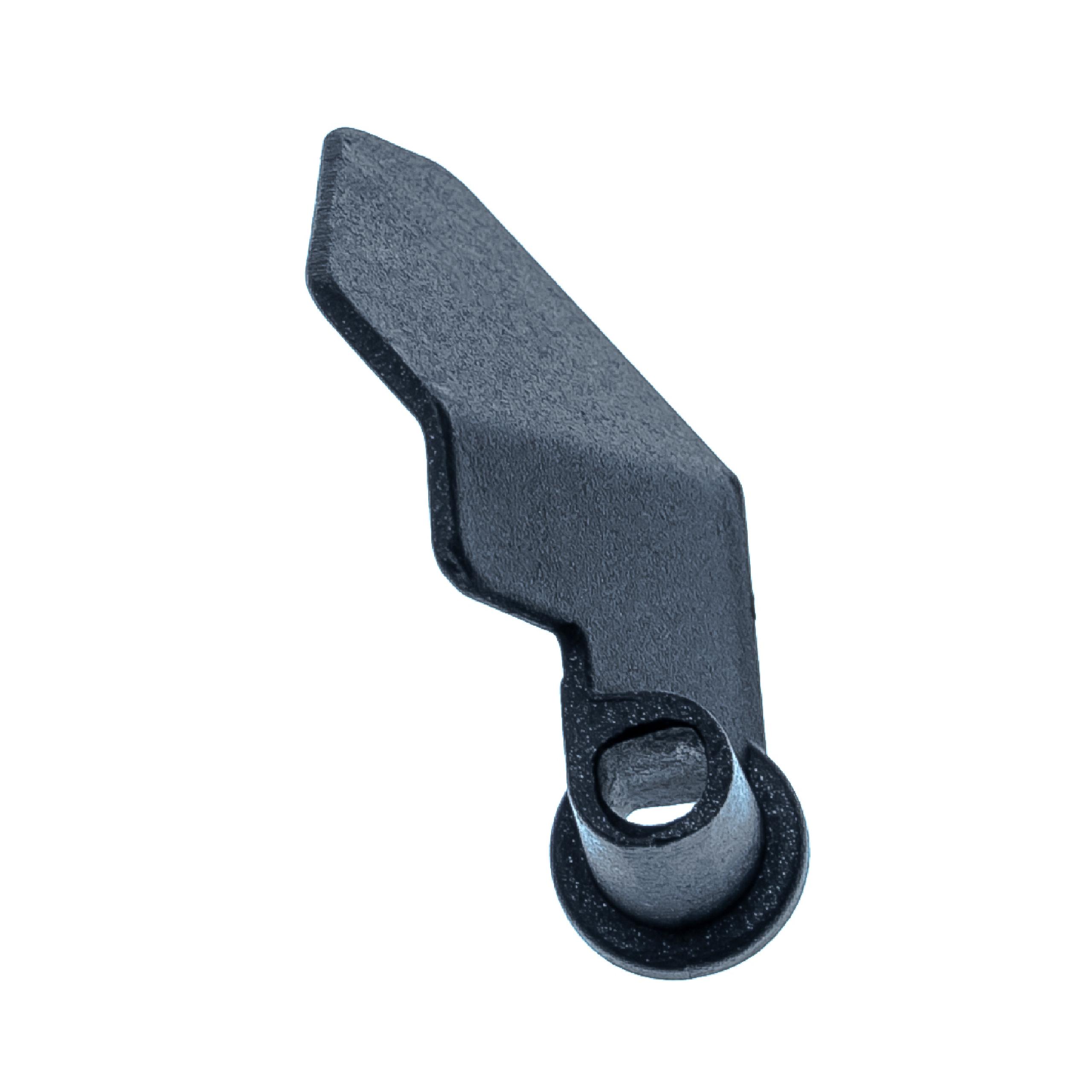 vhbw Crochet pétrisseur compatible avec Sunbeam 113494-001, 5841, 5891 machine à pain - Pale, 6,5 x 3,8 cm, aluminium, noir - 5