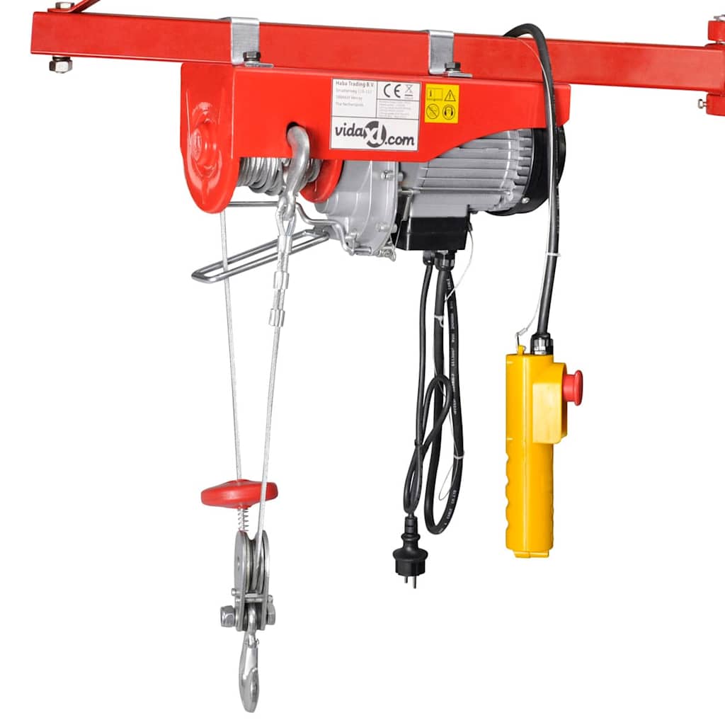 Palan Électrique 220V – Treuil De Levage 100 à 1000 Kg, Hauteur 10 M, Crochet Double - 4
