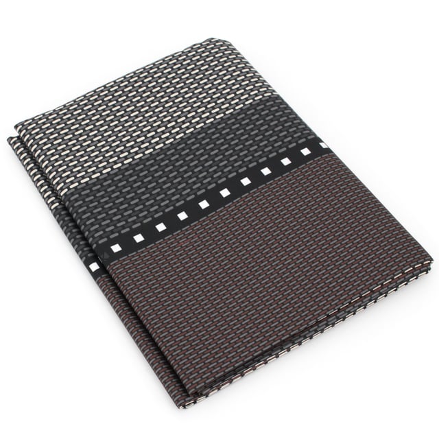 Drap plat 240x310 cm satin de coton ENZO noir