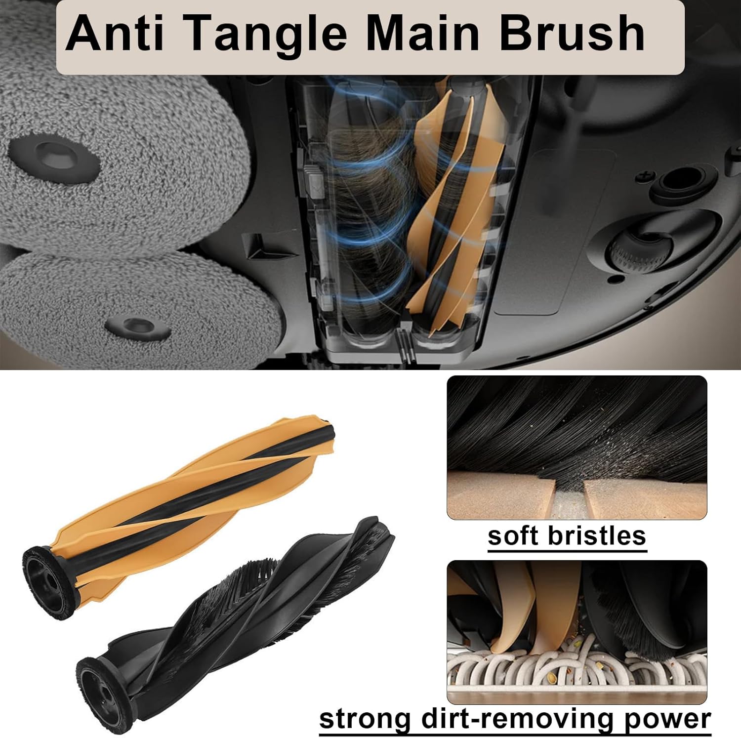 Kit d'accessoires pour Dreame X50 Ultra Complete/ L50 Pro Ultra/ X50 Master/ L40s Pro Ultra, Pièces de Rechange - 3