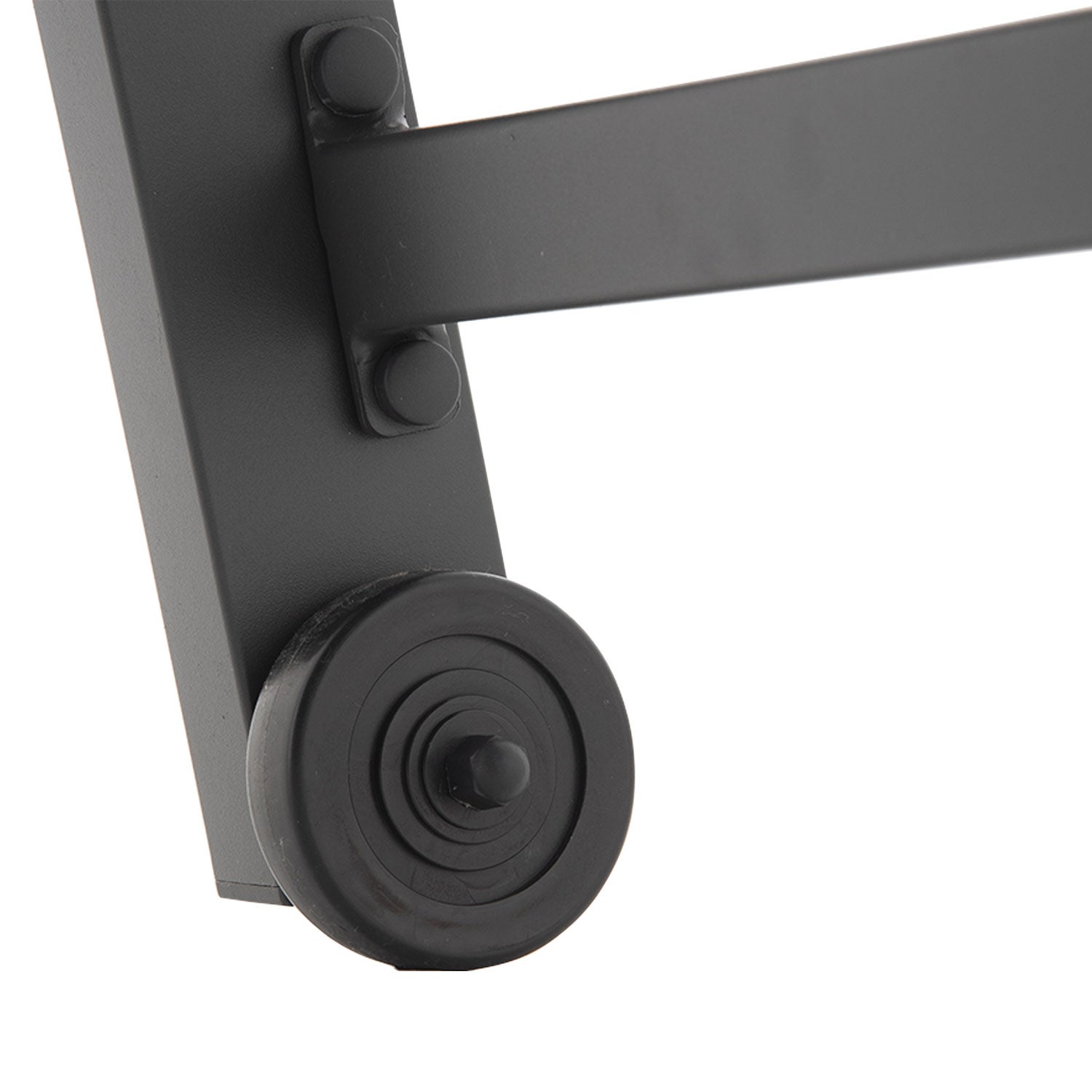 Lot de 2 bains de soleil noir et gris anthracite aluminium BARBADOS - 6