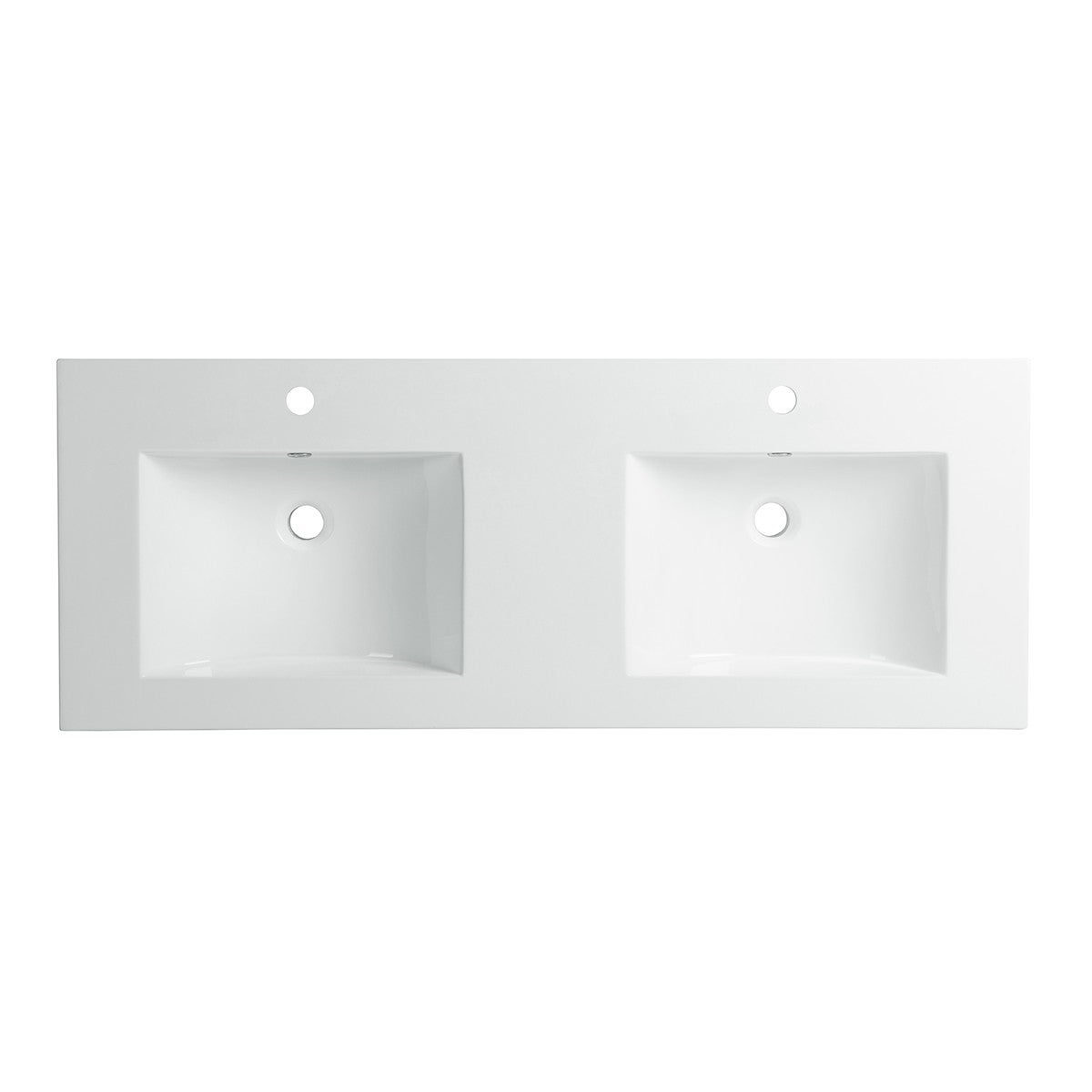 Ensemble Meuble prémonté 120 bois-Vasque résine - 6