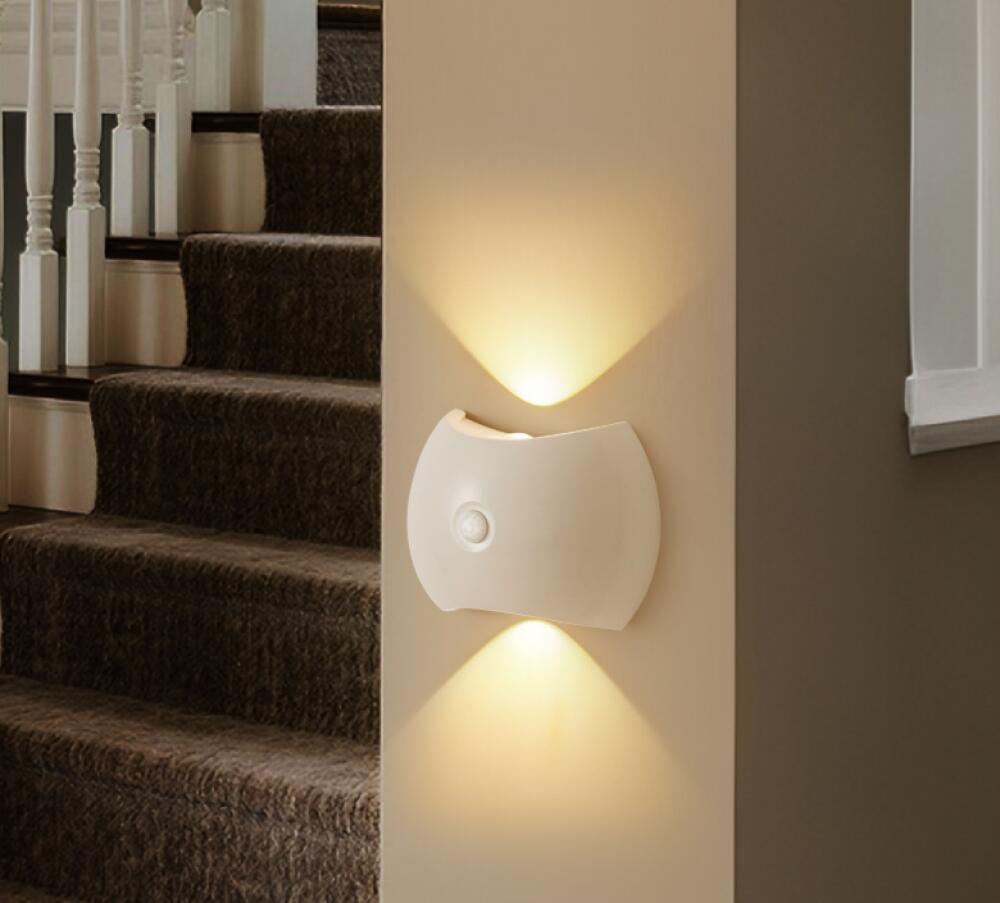 Lot2Lumière De Capteur De Mouvement Avec Batterie Rechargeable, 1200 Mah Mordern Dimmable Touch Control 3 Niveaux De Luminosité, Pour Le Salon Chambre - 6
