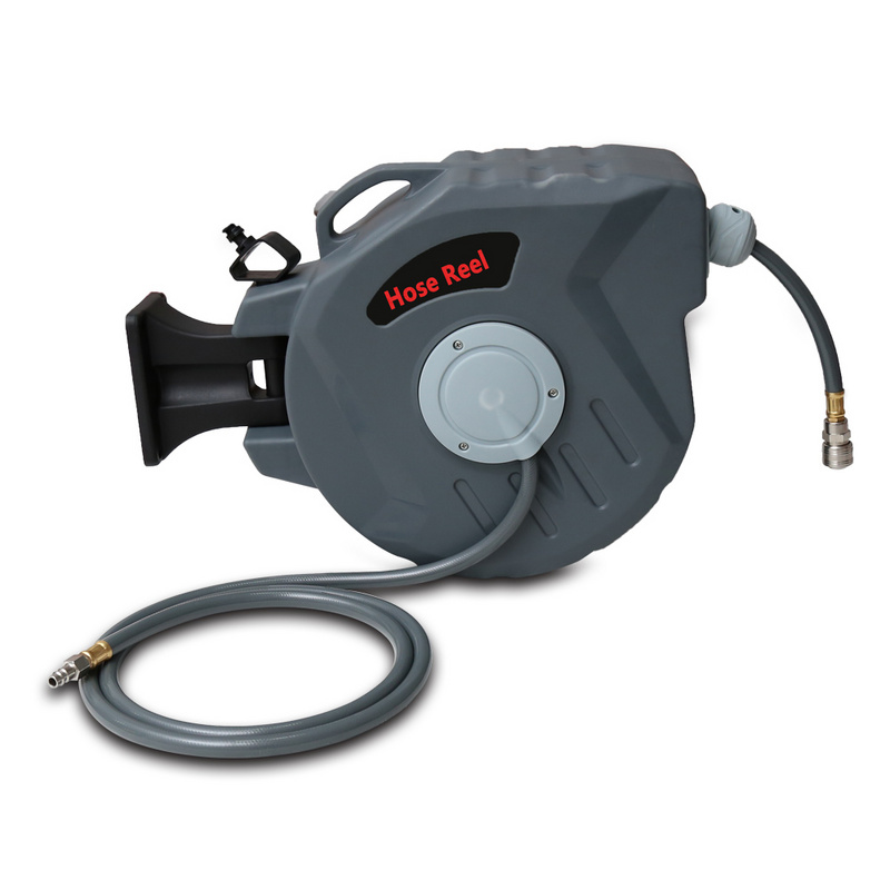 Wiltec Avvolgitubo automatico 9 metri Avvolgitore tubo aria compressa a parete