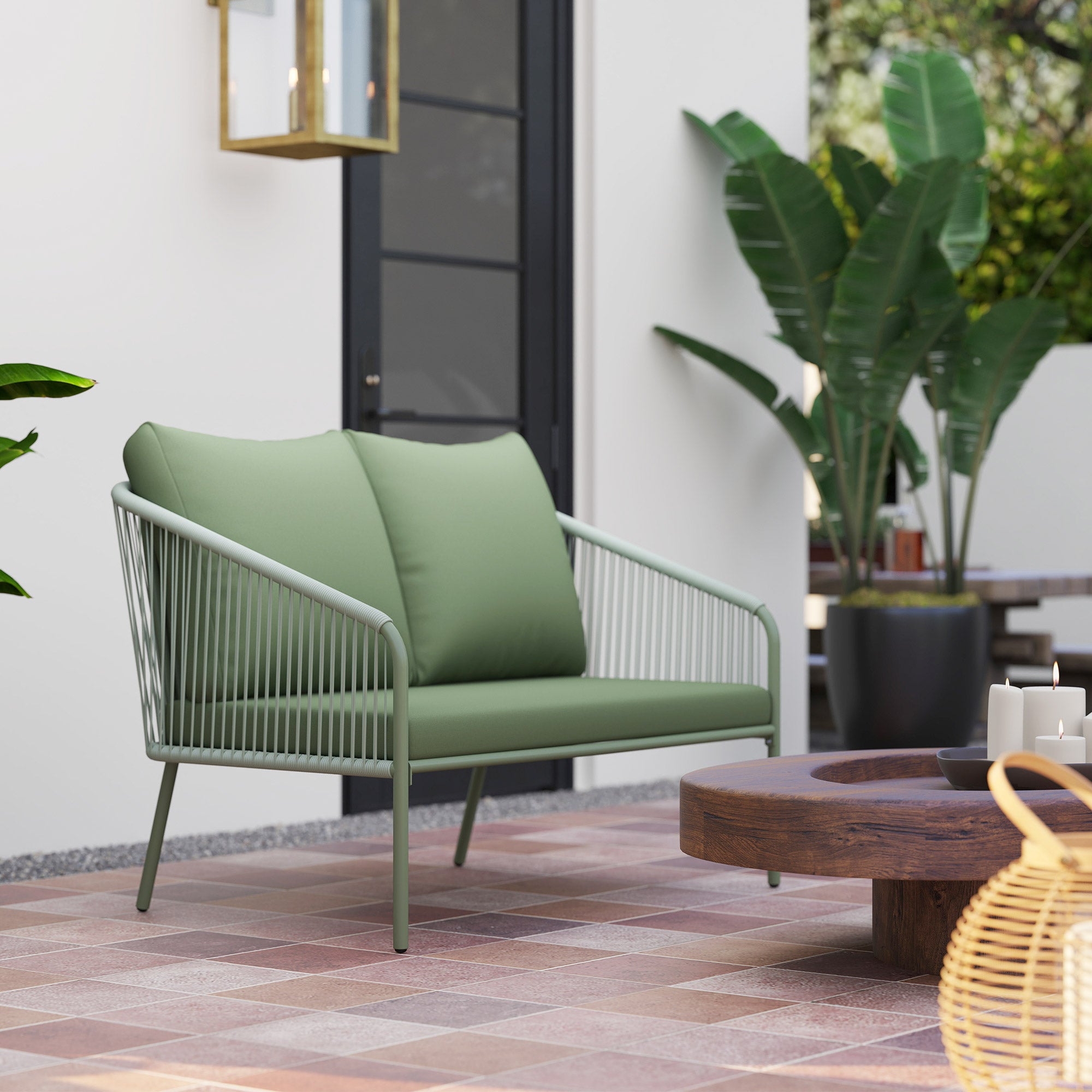 Outsunny Poltrona Poltrona Esterno In Rattan Outsunny Con