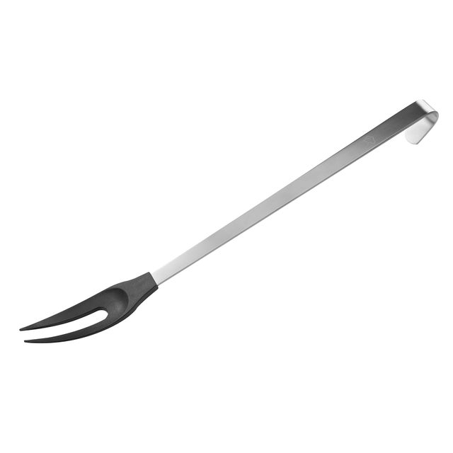 Forchettone Telescopico Tescoma Per Barbecue - Acciaio Inossidabile Con Impugnatura Legno - Foto 2