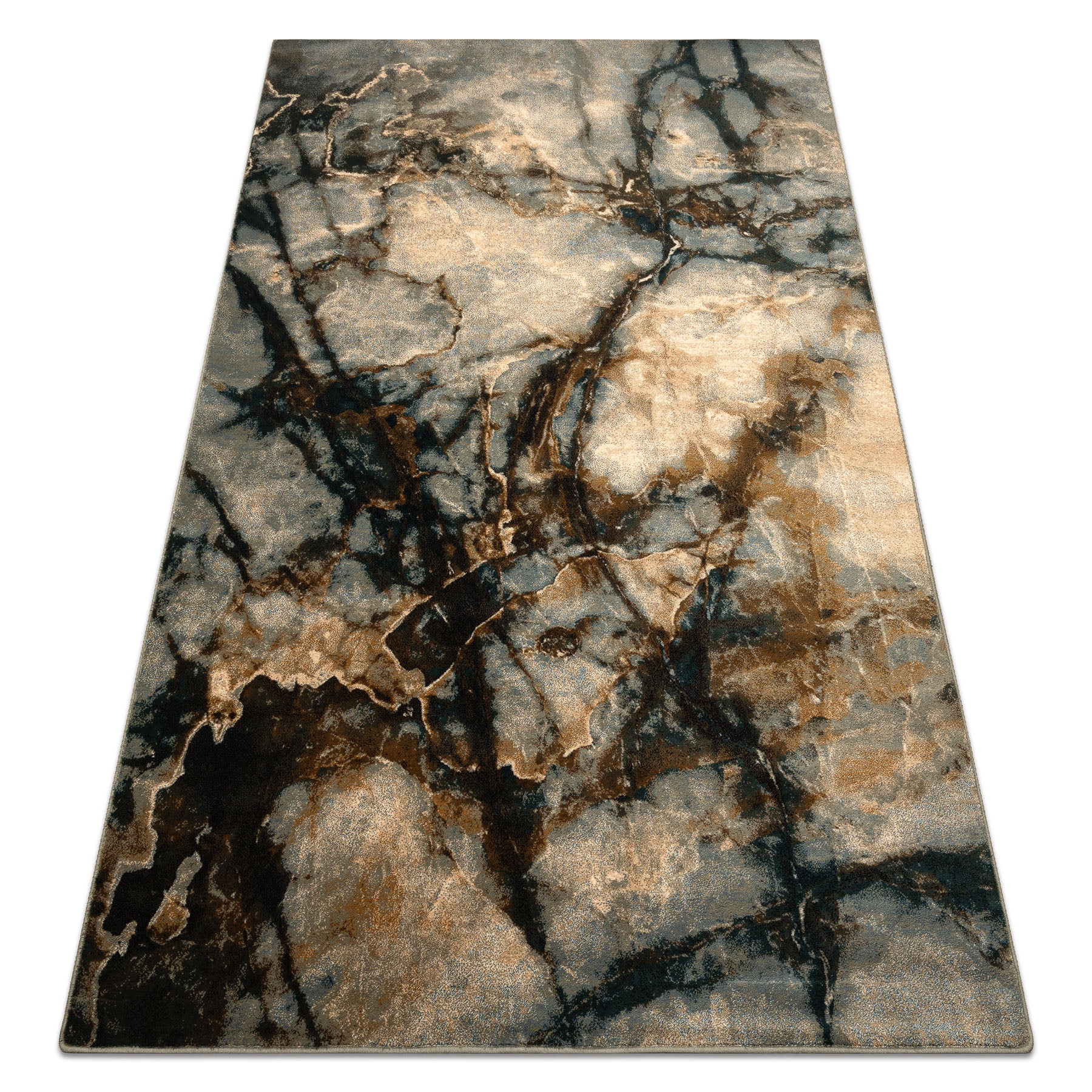 Dywan wełniany OMEGA ELIAN Marmur iron zielony 235x350 cm