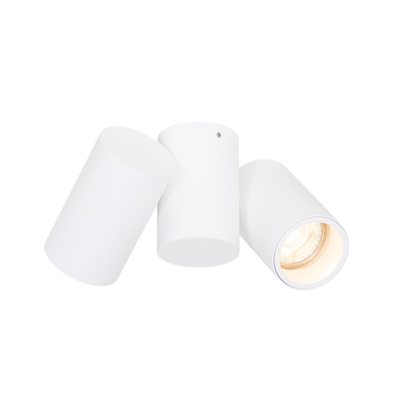 Designerski reflektor biały 2-światłowy regulowany - Michael