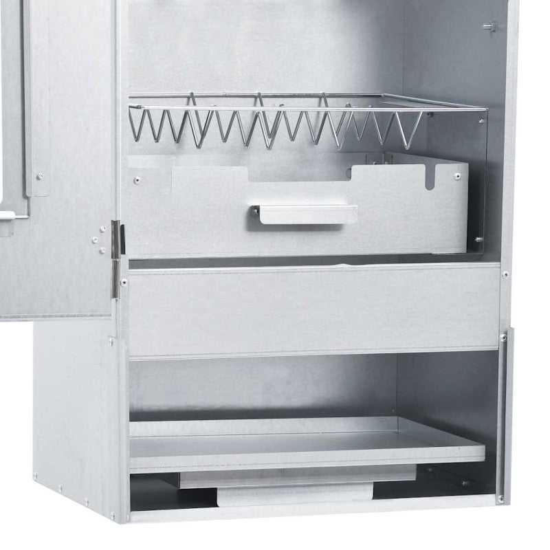 Fumoir de four à BBQ avec 1 kg de copeaux de bois 44,5x29x83 cm - 6
