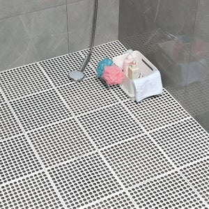 RHP Tappetino Da Bagno Quadrato Antiscivolo – Effetto Bolle In PVC – 43×43 Cm – Trasparente Con Ventose - 5