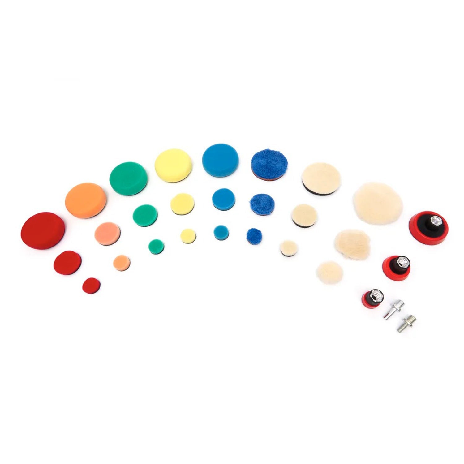 Set rezerve bureti pentru lustruit si polish auto m14x6mm 29 piese HBM OLANDA