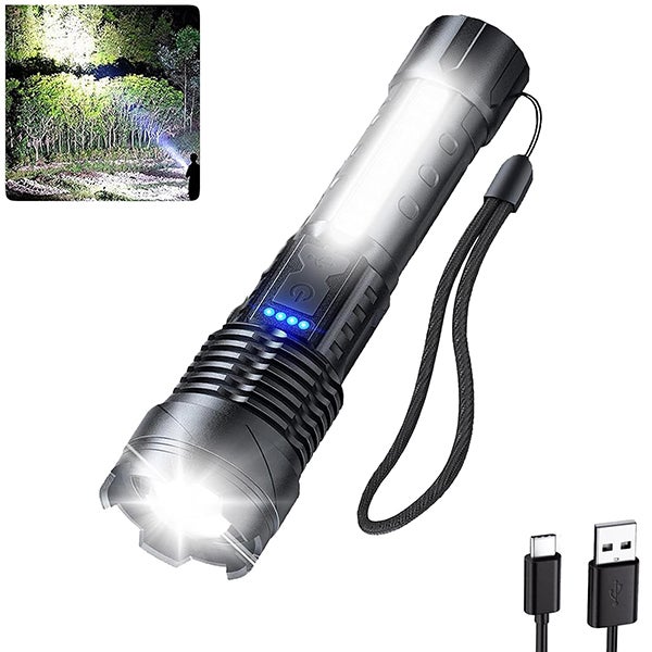 12000000lm Rechargeable LED Lampe de poche avec Burundi