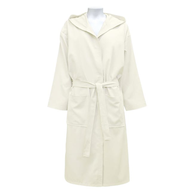 Accappatoio Microfibra Unisex Con Cappuccio - Asciugatura Veloce, Leggero, Per Piscina E Viaggi - Foto 3