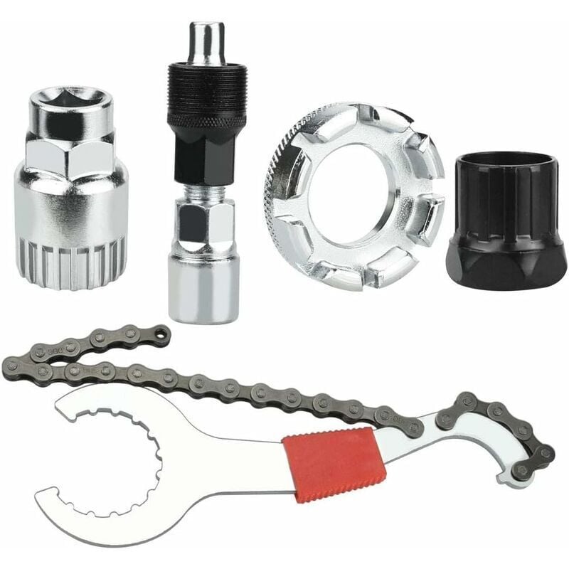 Outil 2-en-1 Démonte-cassette – Acier Traité, Compatible Shimano/SRAM 5-12 Vitesses, Démonte-roue Libre 22 Mm Et 23 Mm