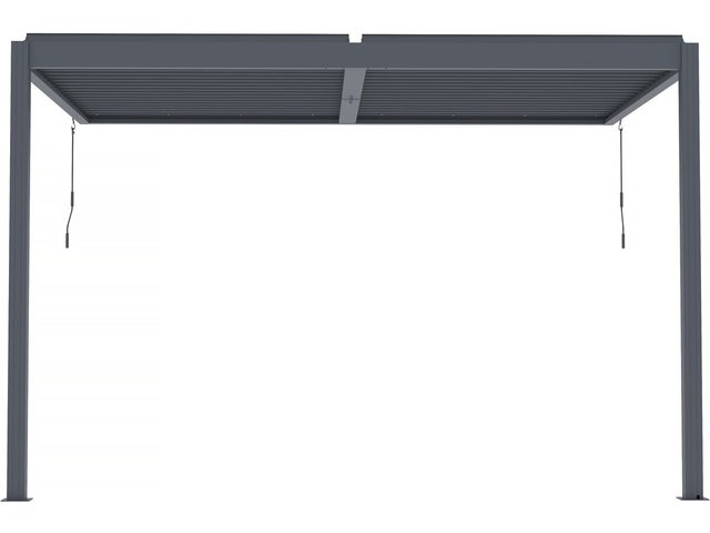 Pergola bioclimatique adossée avec led 