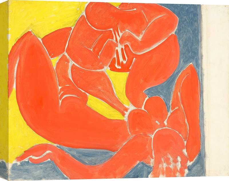 Quadro Su Tela Con Cornice Panther Print – Scoiattolo Rosso E Fauna Selvatica, Stampa Artistica 61x41 Cm Per Soggiorno, Camera Da Letto O Ufficio
