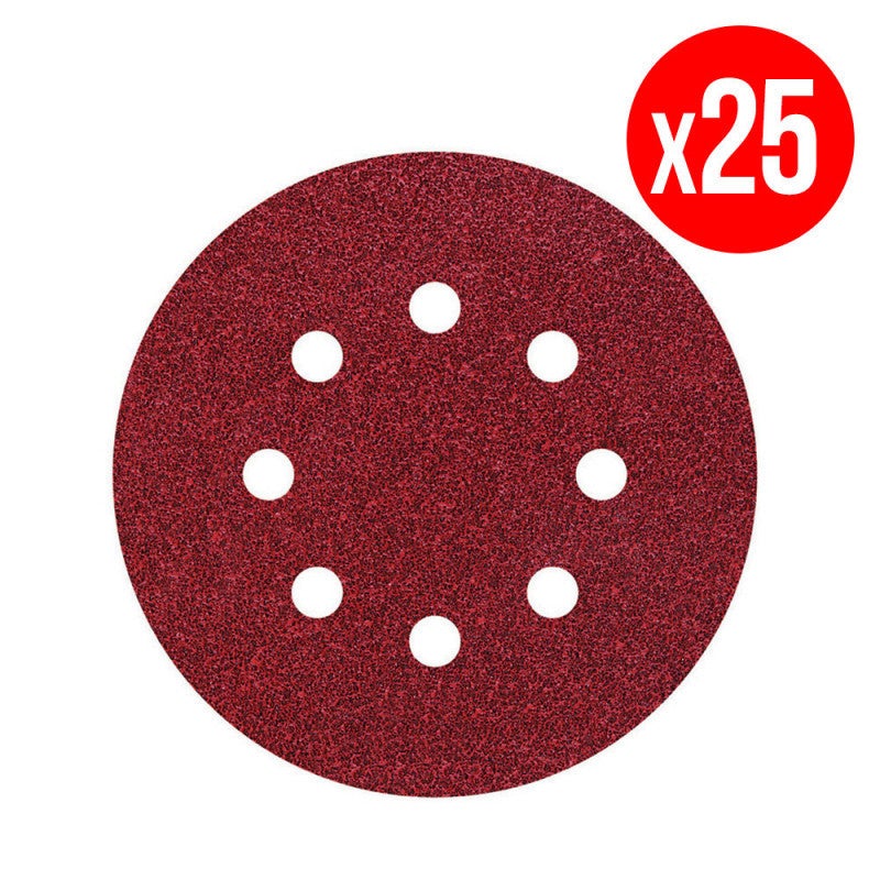Juego De 20 Hojas De Lija Autoadhesivas Wolfcraft - Granos 60, 120, 240, Para Madera Y Metal