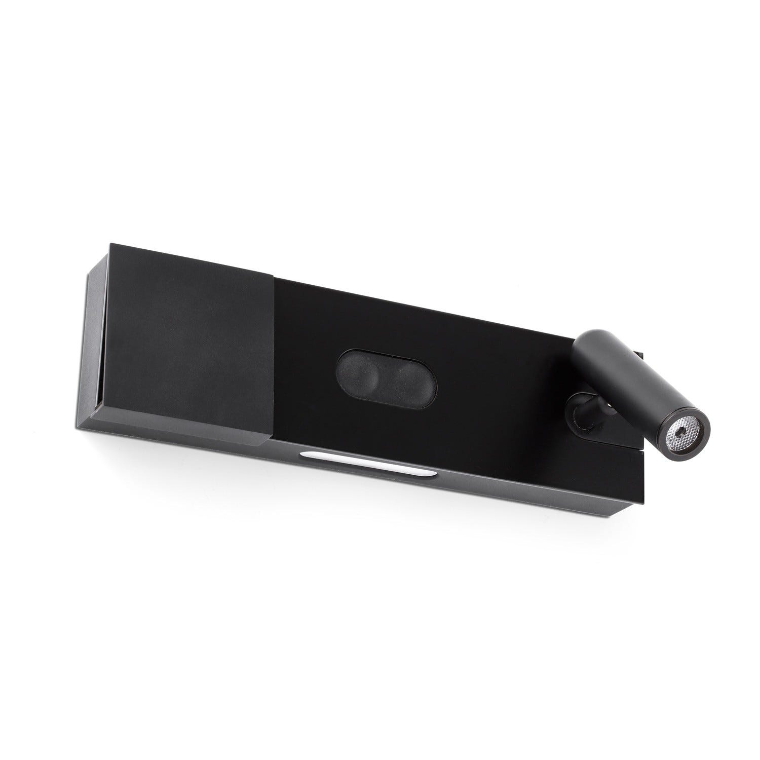 Applique murale Spiner noire, hauteur 30 cm, acier Applique murale Spiner noire, hauteur 30 cm, acier