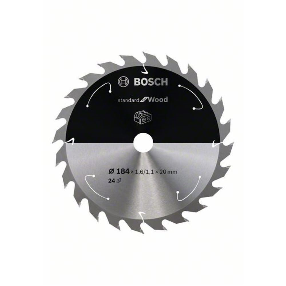 Bosch PRO Wood akumulatorowa tarcza do pilarek tarczowych 184x1,6x20mm - 2608837702