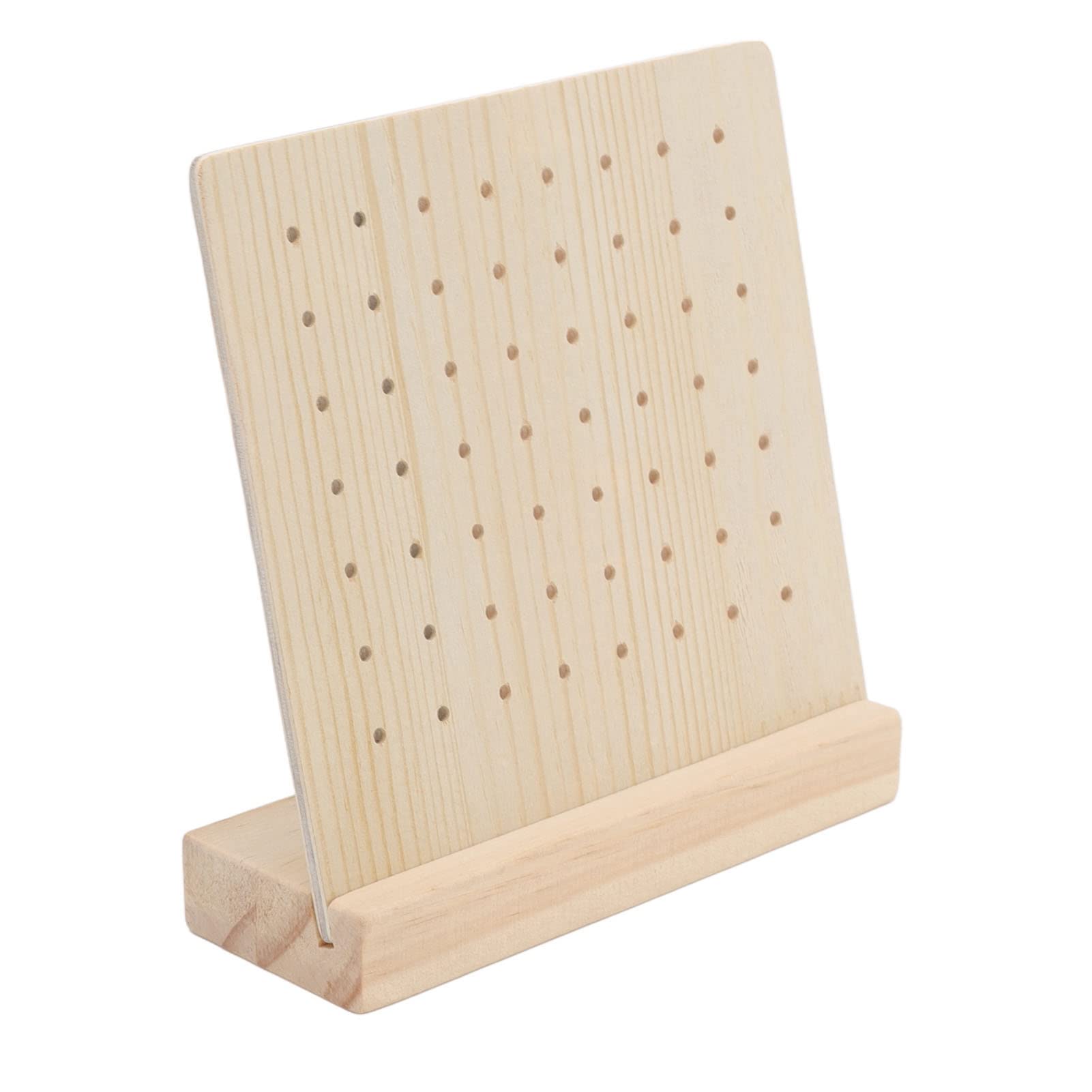 Présentoir à Bijoux En Bois Forme Arbre - Pour Boucles D'oreilles Et Colliers - Design Rétro - Dimensions 26x22 Cm